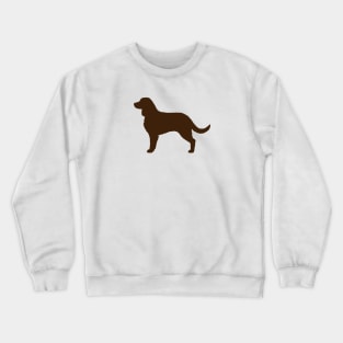 American Water Spaniel Silhouette Crewneck Sweatshirt